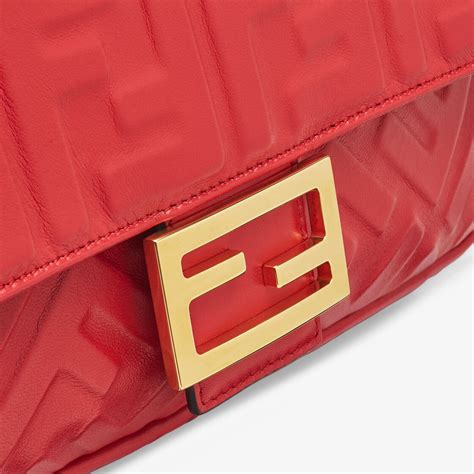 borsa in tessuto fendi rossa 1 ba170189014000u|Borse iconiche da donna di Fendi .